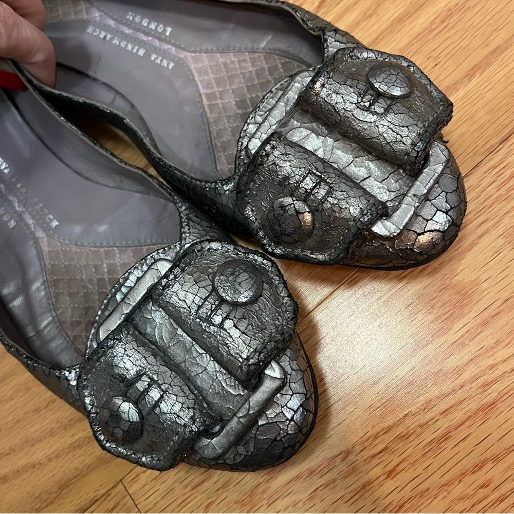 Anya Hindmarch Python Ballet Flats - Picture 5 of 11